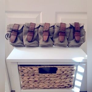 Fashion multi-pocket belt/purse